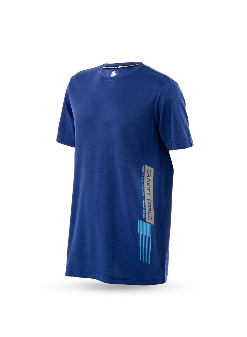 گریوِٹی فورس تي شيرت جرافيتي فورس رجالي بقصة واسعة (أوفر سايز) بأكتاف منسدلة | قماش قطني قابل للتنفس | كم قصير للاستخدام الكاجوال والرياضي | تصميم مريح بقصة فضفاضة للاستخدام اليومي - Image 2